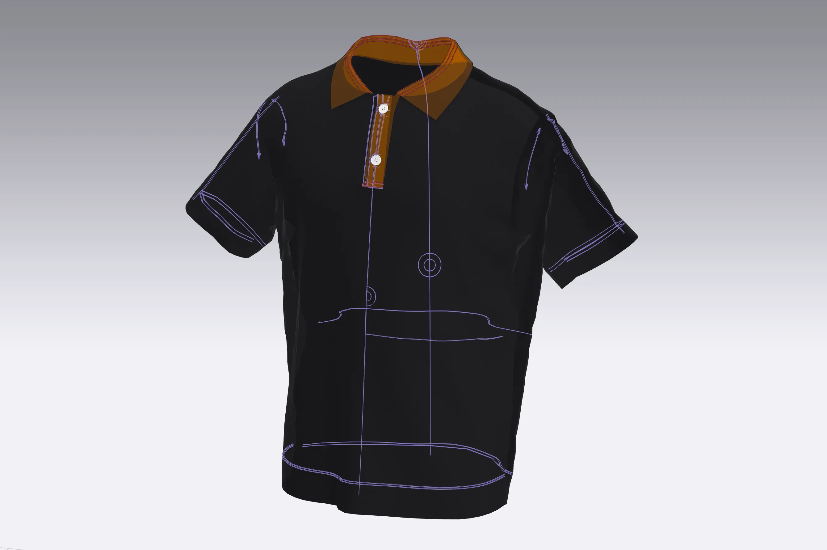 3D model of jogging pants showing performance and quality