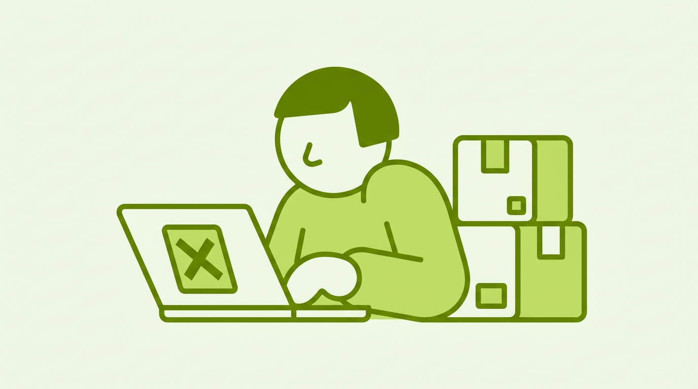 Shopify store owner confused by a checkout delivery error with two shipping boxes on screen